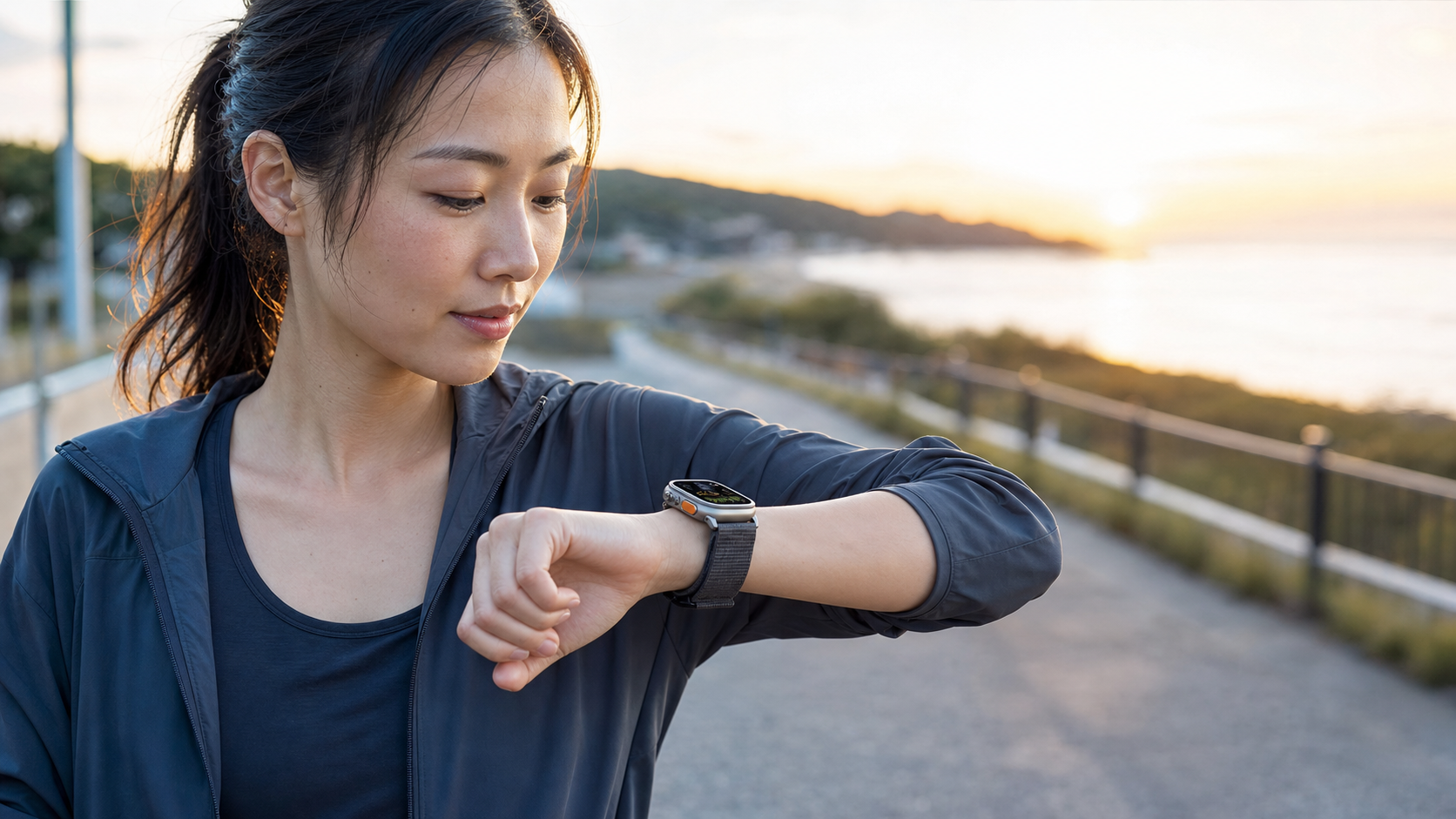 Apple Watch Ultra 3 女性着用イメージ