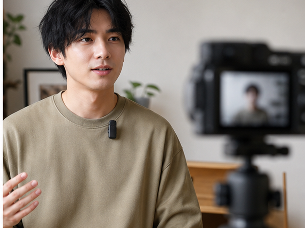 DJI Mic Miniの利用シーンを想定したビジュアル