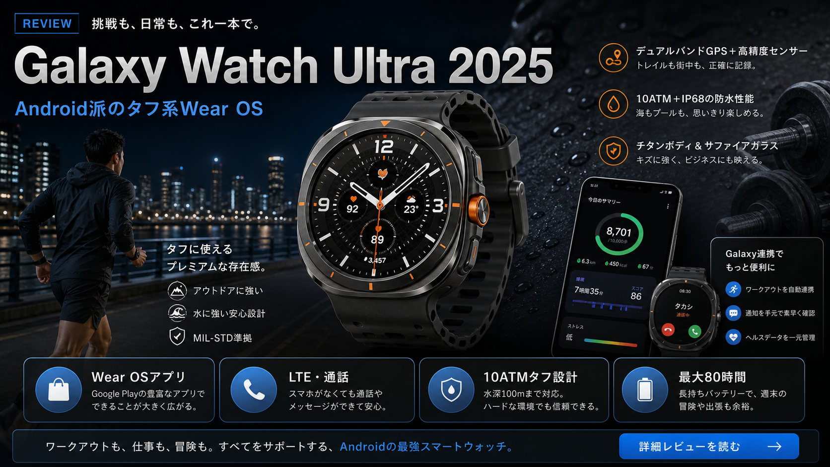 Galaxy Watch Ultra 2025 レビュー資料