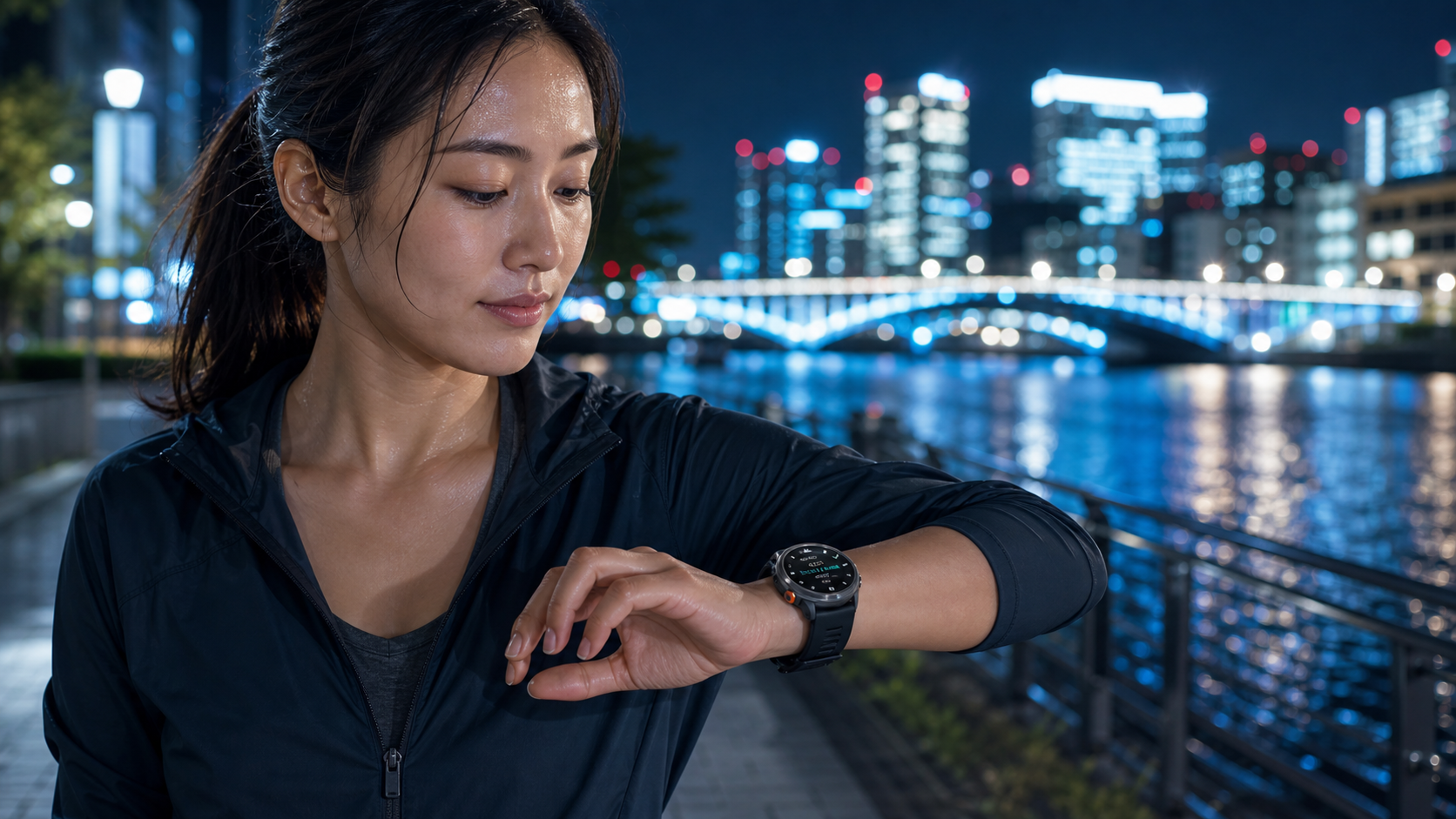Galaxy Watch Ultra 2025 女性着用イメージ