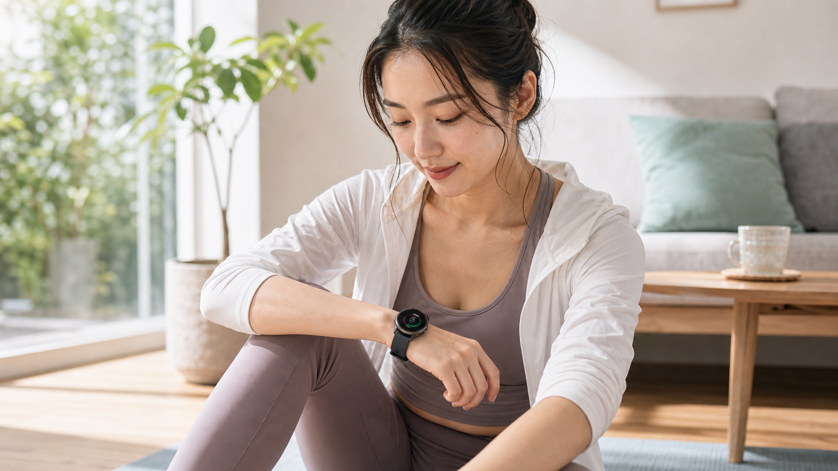 Garmin vivoactive 6 女性着用イメージ