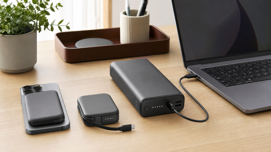 スマホとノートPCを同時に充電する最新モバイルバッテリーの比較イメージ