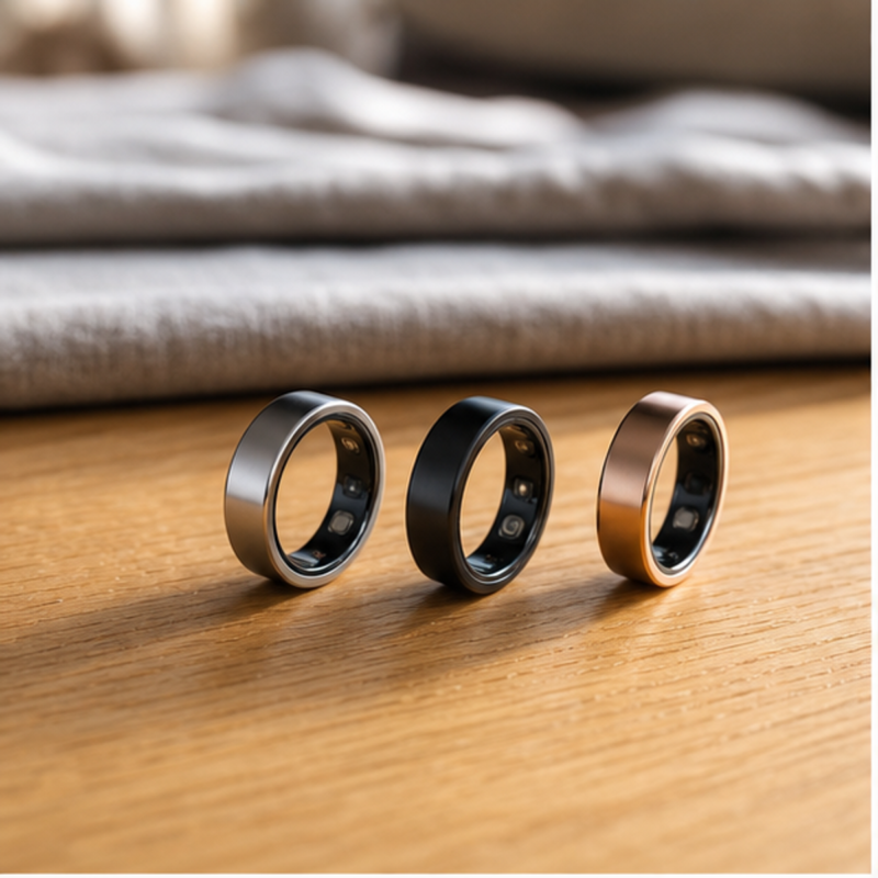 SOXAI RING 2を購入前に比較するためのスマートリング装着イメージ