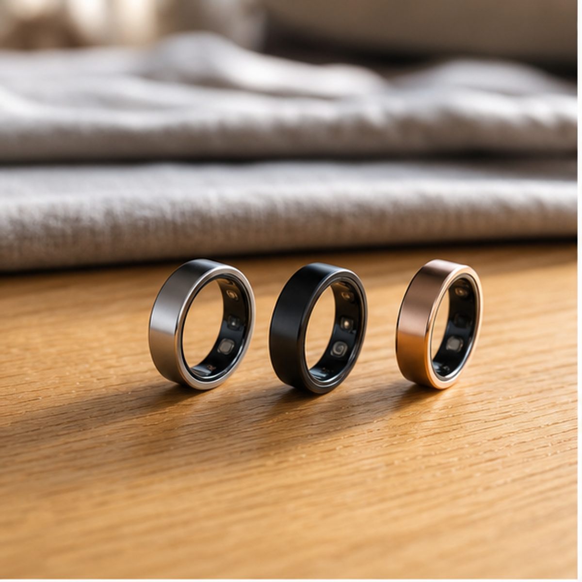 SOXAI RING 2を購入前に比較するためのスマートリング装着イメージ