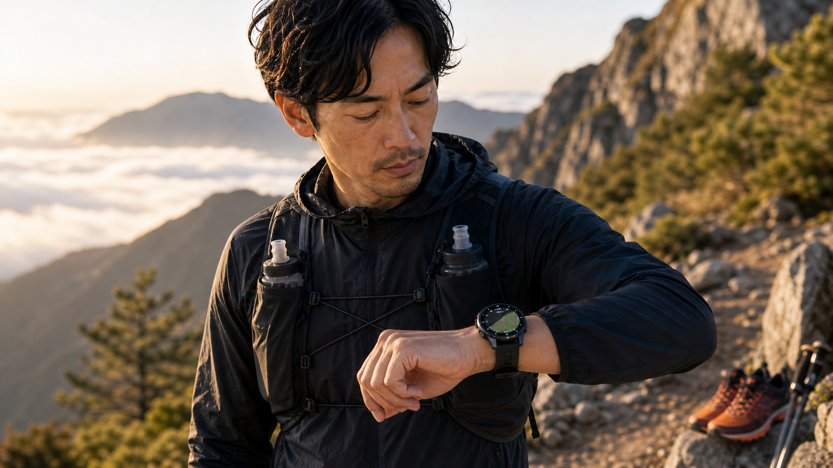 Suunto Race 2 男性着用イメージ