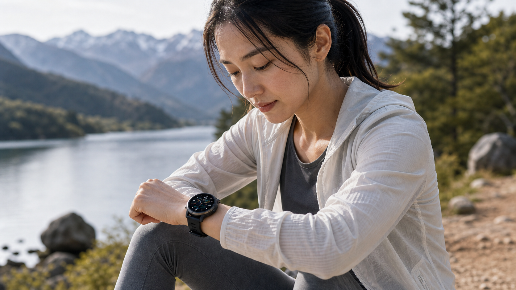 Suunto Race 2 女性着用イメージ