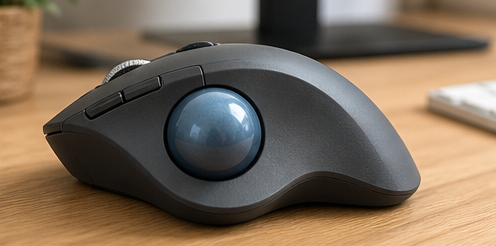 Logicool MX ERGO Sを想定したトラックボール利用シーン 2