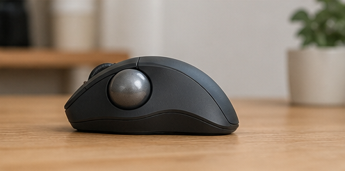Logicool ERGO M575SPを想定したトラックボール利用シーン 2