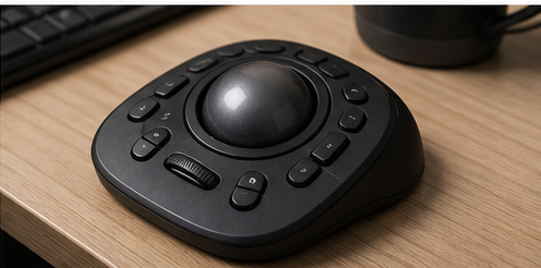 ELECOM DEFT PRO M-DPT1MRBKを想定したトラックボール利用シーン 1