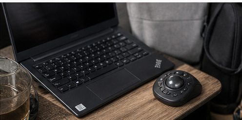 ELECOM DEFT M-DT1DRBKを想定したトラックボール利用シーン 1