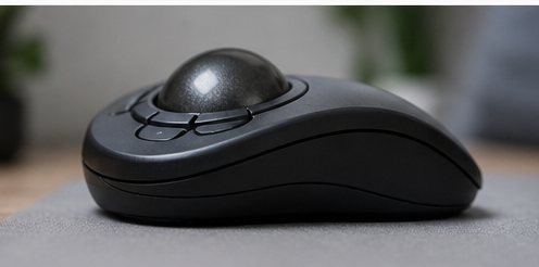 ELECOM DEFT M-DT1DRBKを想定したトラックボール利用シーン 2
