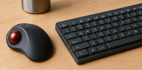 ELECOM IST M-IT10BRBKを想定したトラックボール利用シーン 3