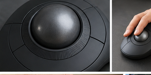 Kensington Expert Mouse Wireless Trackball K72359WWを想定したトラックボール利用シーン 2