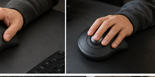 Kensington Expert Mouse Wireless Trackball K72359WWを想定したトラックボール利用シーン 3