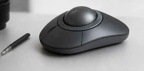 Kensington SlimBlade Pro Trackball K72080WWを想定したトラックボール利用シーン 1