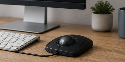 Kensington SlimBlade Trackball K72327WWを想定したトラックボール利用シーン 3