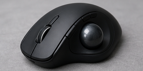Kensington Orbit Fusion Wireless Trackball K72363WWを想定したトラックボール利用シーン 1