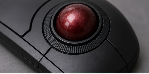 Kensington Orbit Trackball with Scroll Ring K72337WWを想定したトラックボール利用シーン 3