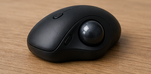 Kensington Orbit Wireless Mobile Trackball K72352を想定したトラックボール利用シーン 1