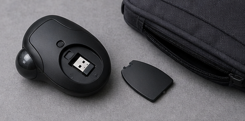 Kensington Orbit Wireless Mobile Trackball K72352を想定したトラックボール利用シーン 3
