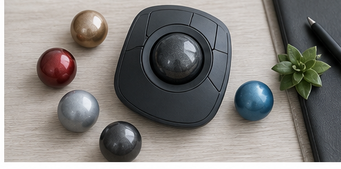 Nulea M505 Wireless Trackball Mouseを想定したトラックボール利用シーン 1