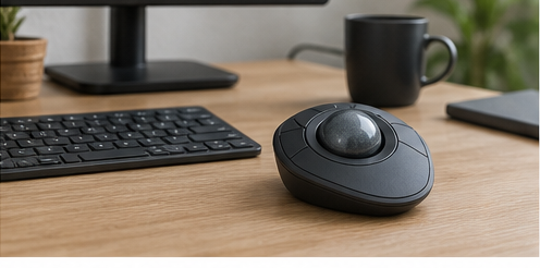 Nulea M505 Wireless Trackball Mouseを想定したトラックボール利用シーン 2