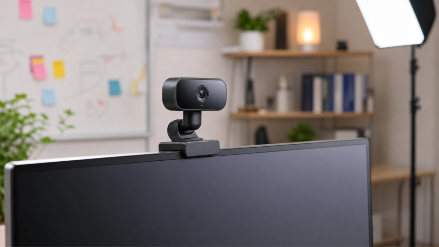 Insta360 Link 2 Pro AI追跡Webカメラのプレゼン利用イメージ